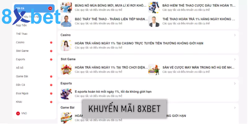 Khuyến mãi 8xbet – Cá cược thả ga, nhận quà liền tay